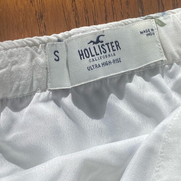 HOLLISTER HIGH RISE FLORAL TIE MIDI SKIRT - Picture 3 of 4